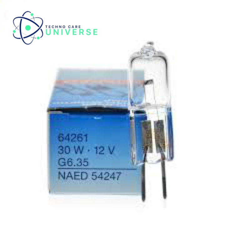Ampoule Halogène Professionnelle 12V 30W G6.35 - Capsule 64261, Neuve, Pour éclairage De Précision