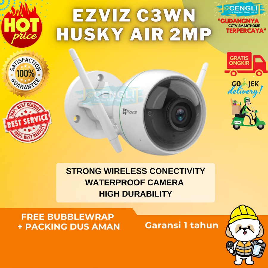 Ip Camera Ezviz Husky Air Price Jual EZVIZ HUSKY C3WN Outdoor Full