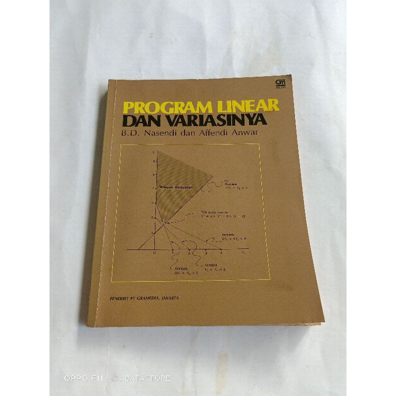 Jual BUKU PROGRAM LINEAR DAN VARIASINYA B D NASENDI | Shopee Indonesia