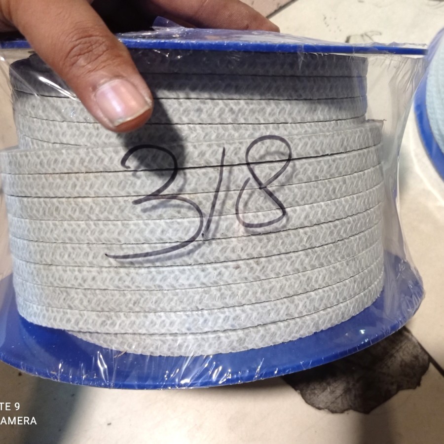 Jual Gland packing asbestos ptfe 10mm x 10mm (3/8