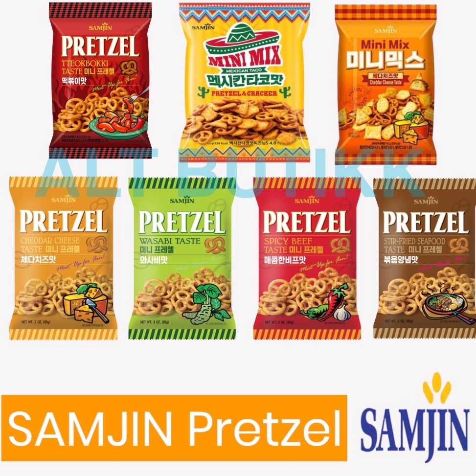 Jual More Info Here SAMJIN PRETZEL 85 gr PRODUCT OF KOREA | Shopee ...
