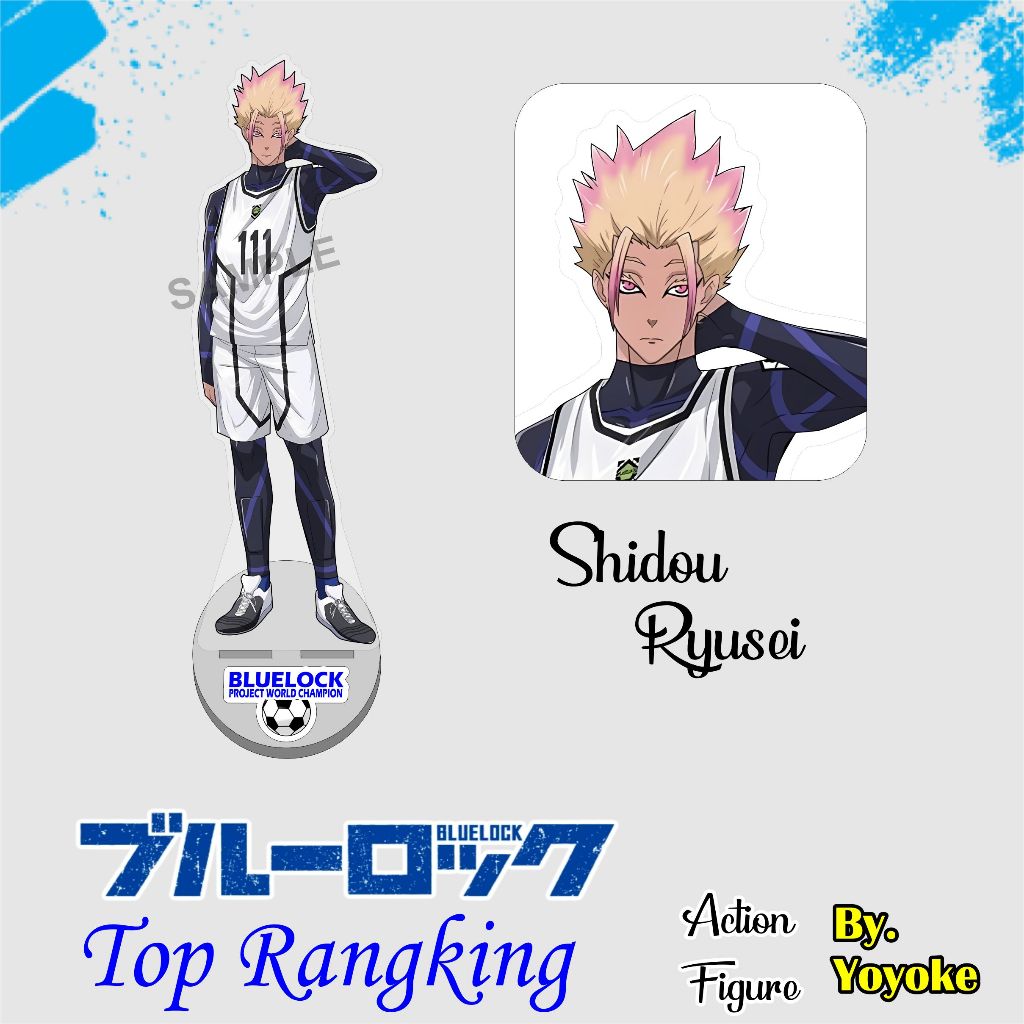 Jual STANDEE AKRILIK BLUE LOCK RIN SAE SHIDOU RYUSEI | Shopee Indonesia
