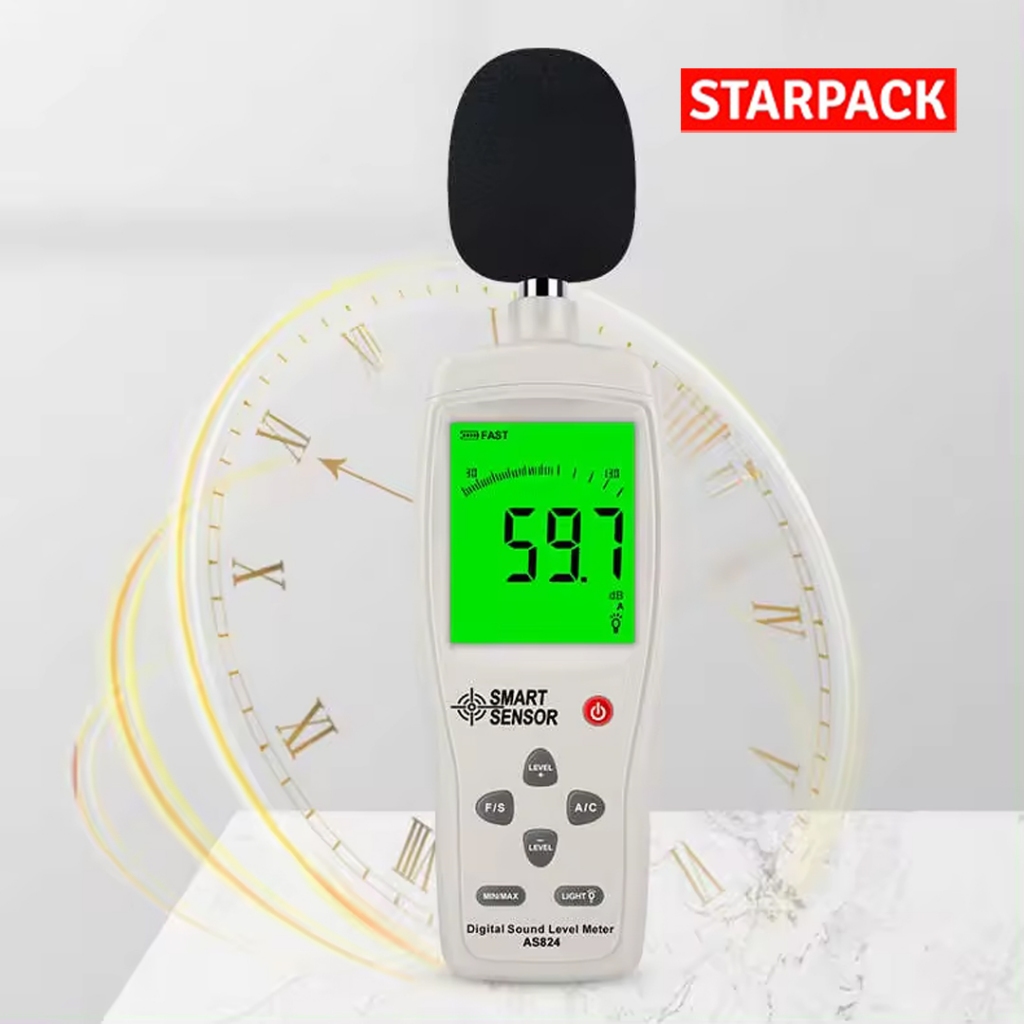 Jual SMART SENSOR AS824 DIGITAL SOUND LEVEL METER | Shopee Indonesia