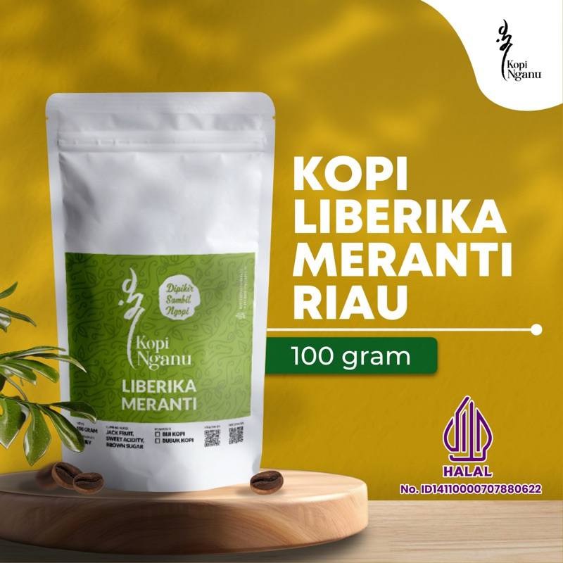 Jual Kopi Liberika Meranti Riau 100 Gram Coffee Liberica Nongko Biji ...