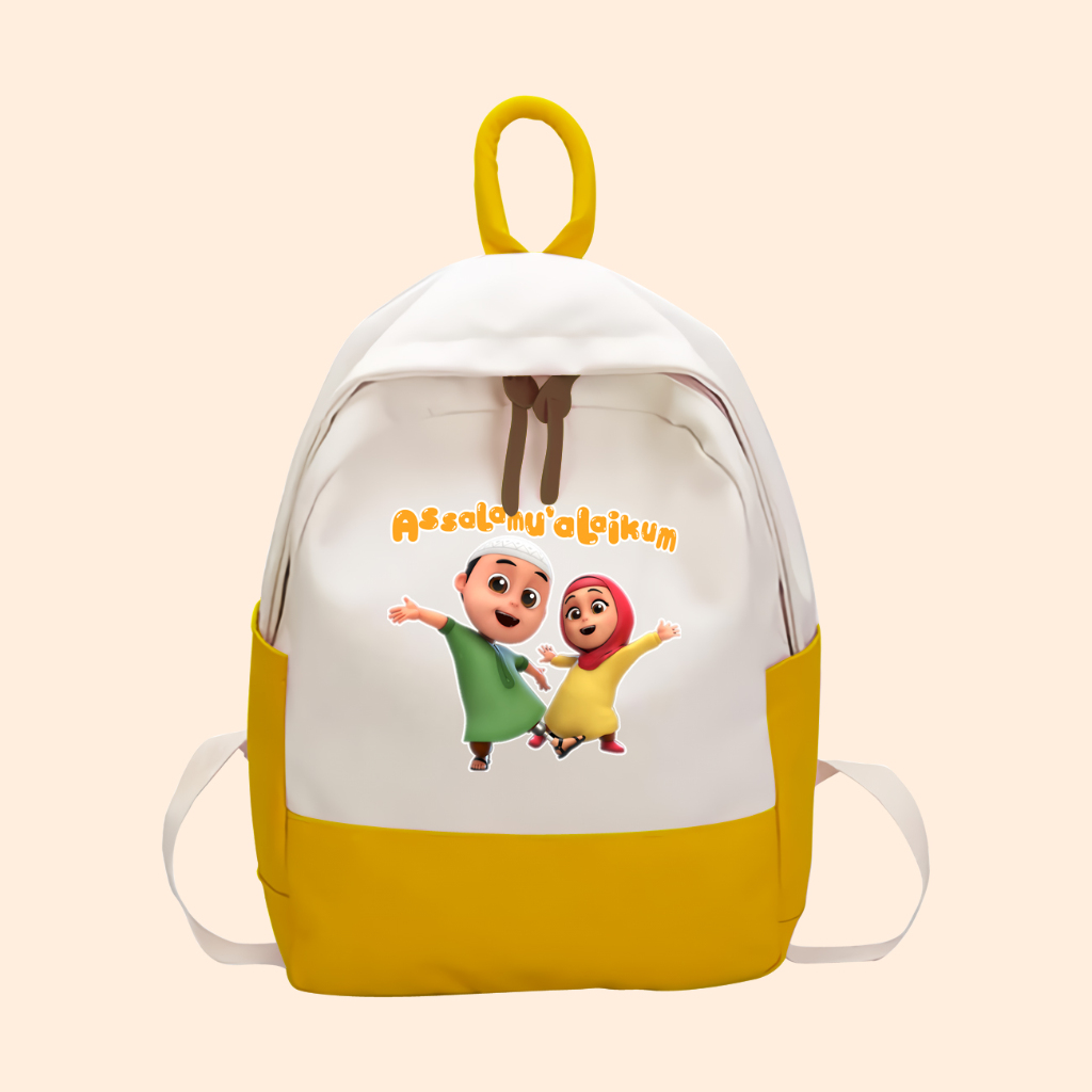 Jual Tas Anak Kartun Nussa Dan Rara Assalamualaikum Ransel Anak SD TK ...