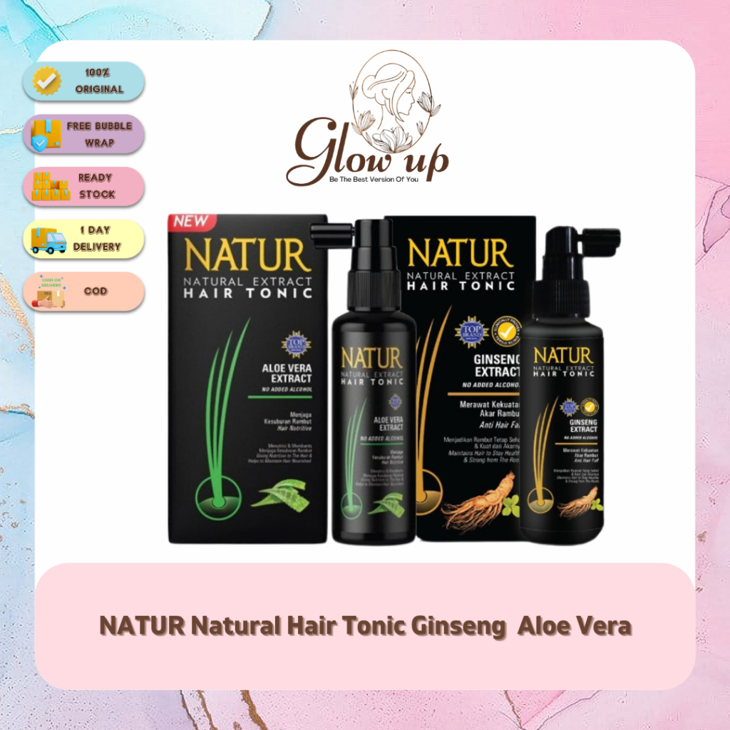 Jual Natur Hair Tonic / Penyubur Rambut 90ML | Shopee Indonesia