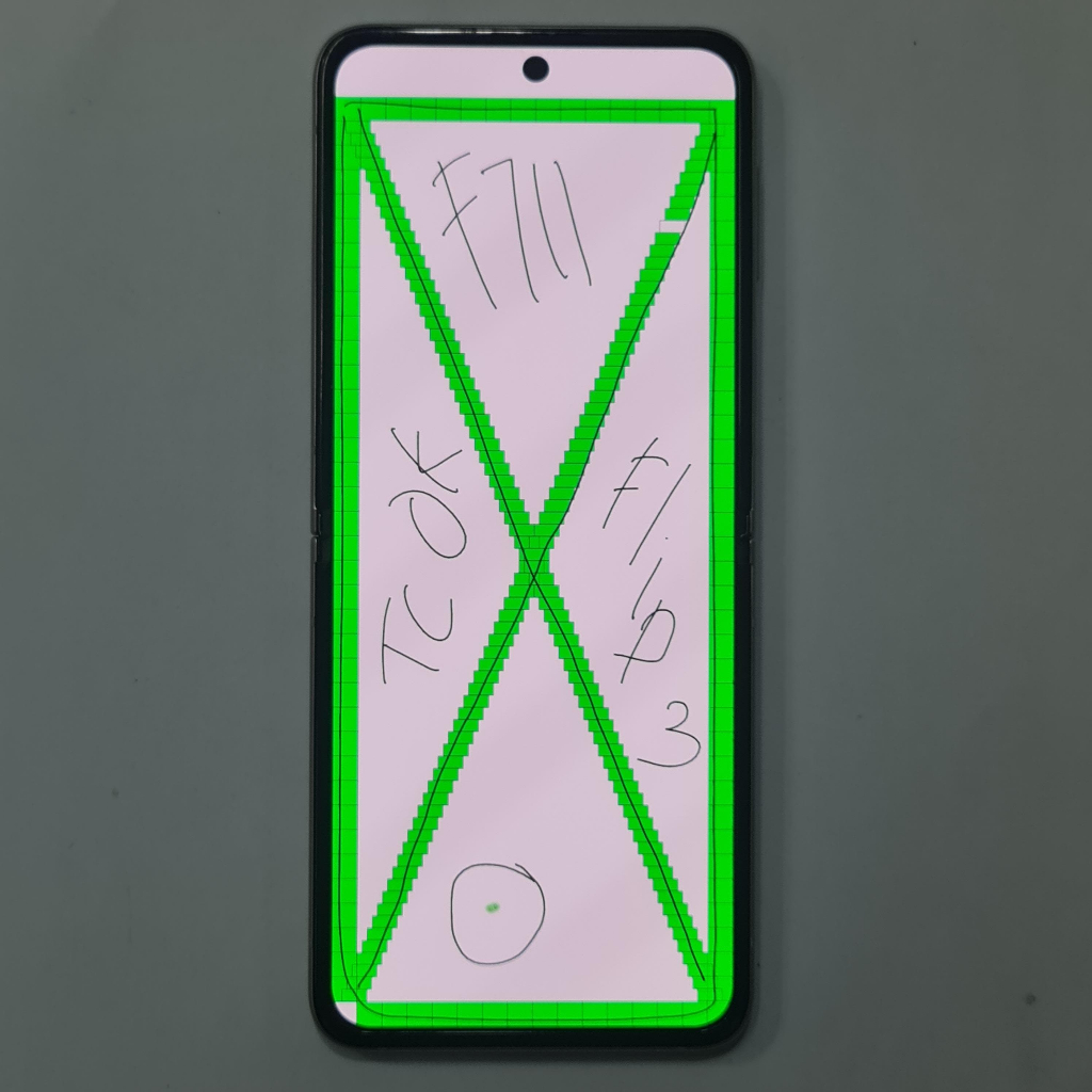Jual LCD SAMSUNG GALAXY Z FLIP 3 - F711 ORIGINAL 2ND COPOTAN - MINUS ...