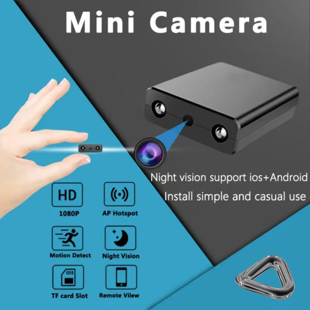 Jual Mini Camera Hidden CCTV Mini Camera HD1080p Wireless Network Night