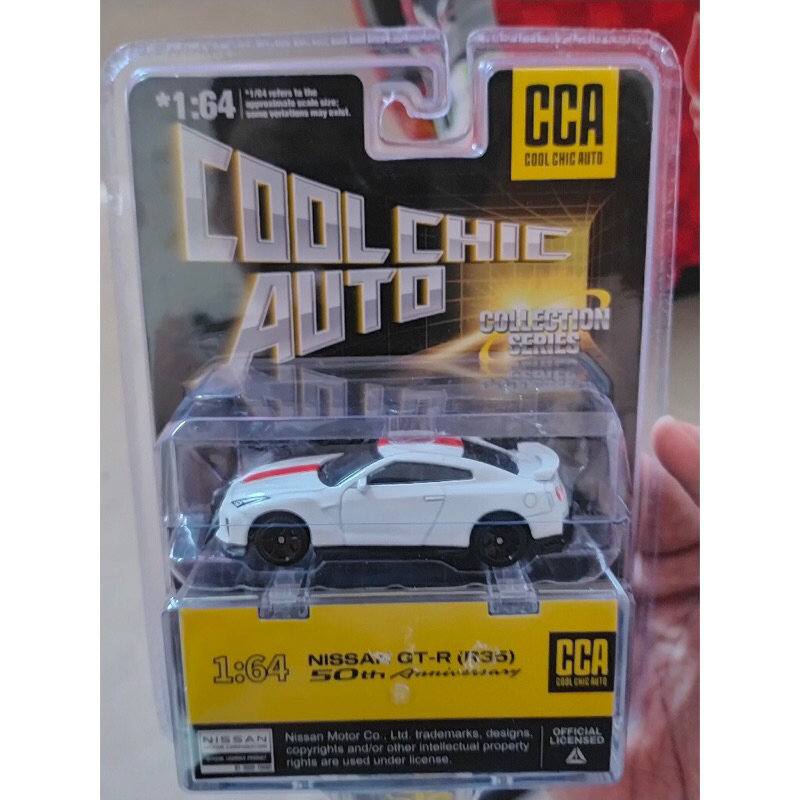 Jual DIECAST MINIATURE COOL CHIC AUTO CCA NISSAN GT-R (R35) 50th ...