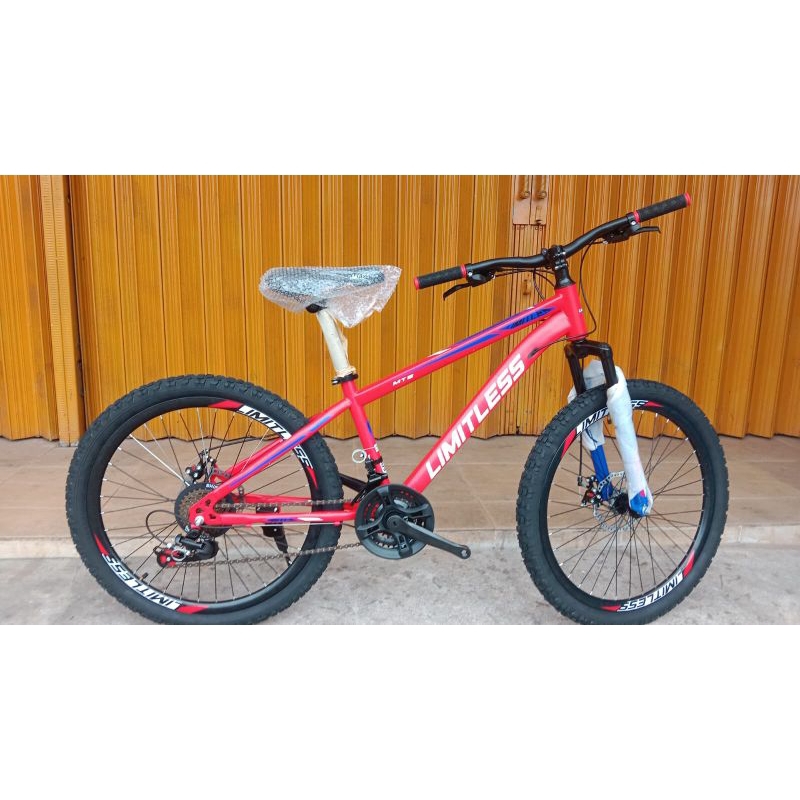 Jual sepeda gunung/mtb 24 inch 7speed LIMITLESS | Shopee Indonesia