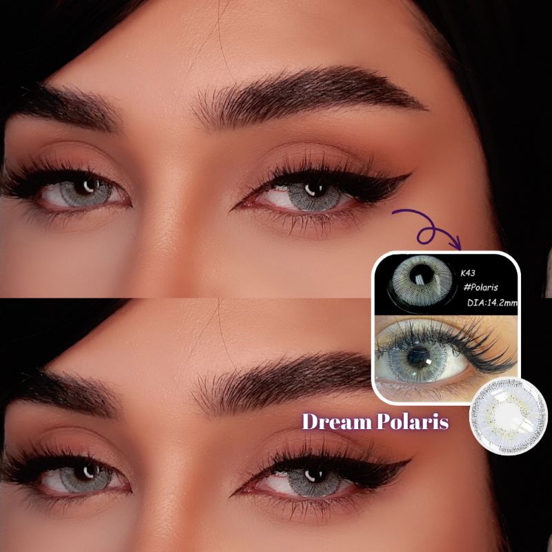 Jual Softlens Mystic Eyes Dream Polaris Mm Grey Normal Shopee Indonesia