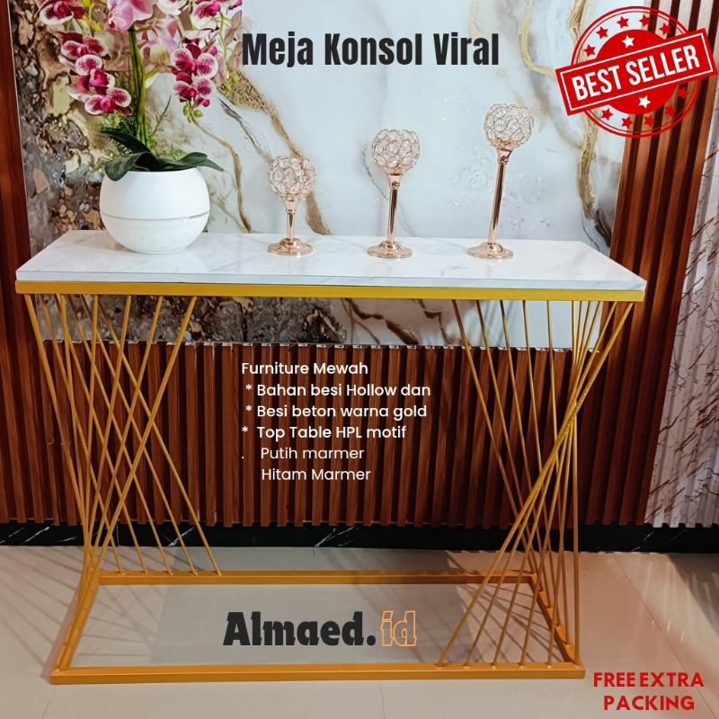 Jual Meja Console Minimalis Jari-jari / Meja Tamu/ Meja Ruang Tengah ...