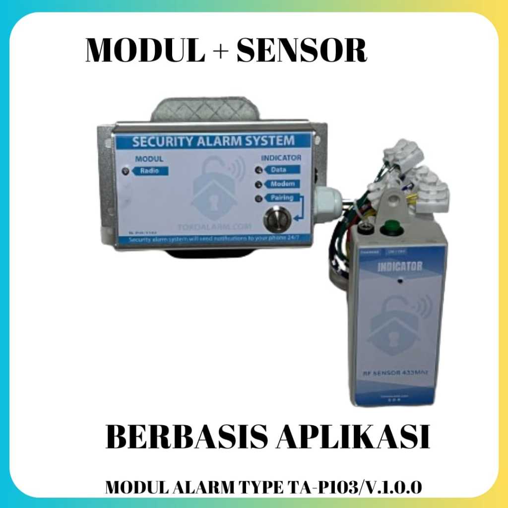 Jual Modul Alarm Anti Maling Type TA-P103/V.1.0.0 Berbasis Android ...