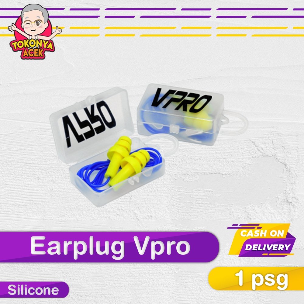 Jual Earplug Ultrafit VPRO Penutup Telinga Dengan Box Casing - Corded ...