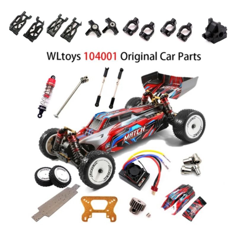 2 Arbres De Transmission Avant RC Pour WLtoys 104001 - En Alliage Alu Argenté, 108mm, Pièces Neuves !