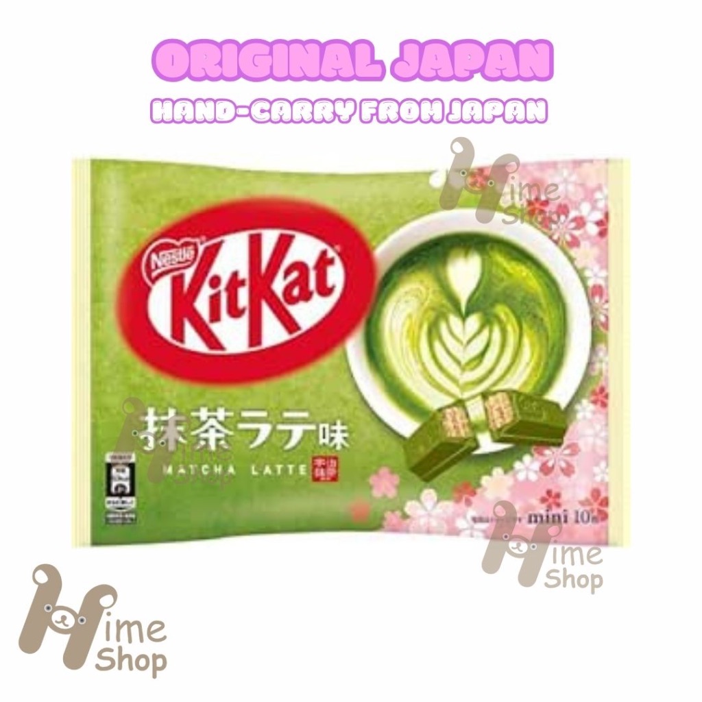 Jual Kitkat Matcha Latte 10 minis Coklat Jepang Chocolate Original ...