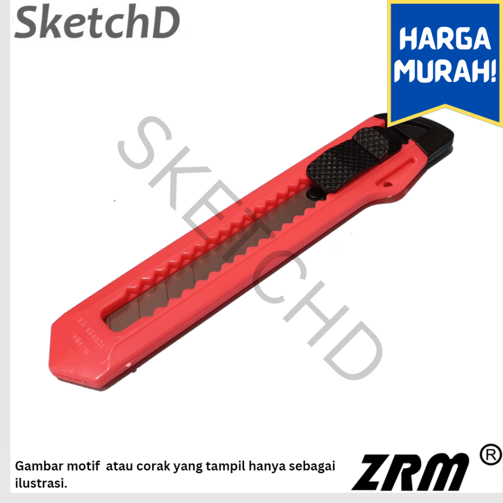 Jual Cutter Knife ZRM Pisau Besar ZF L500 | Shopee Indonesia
