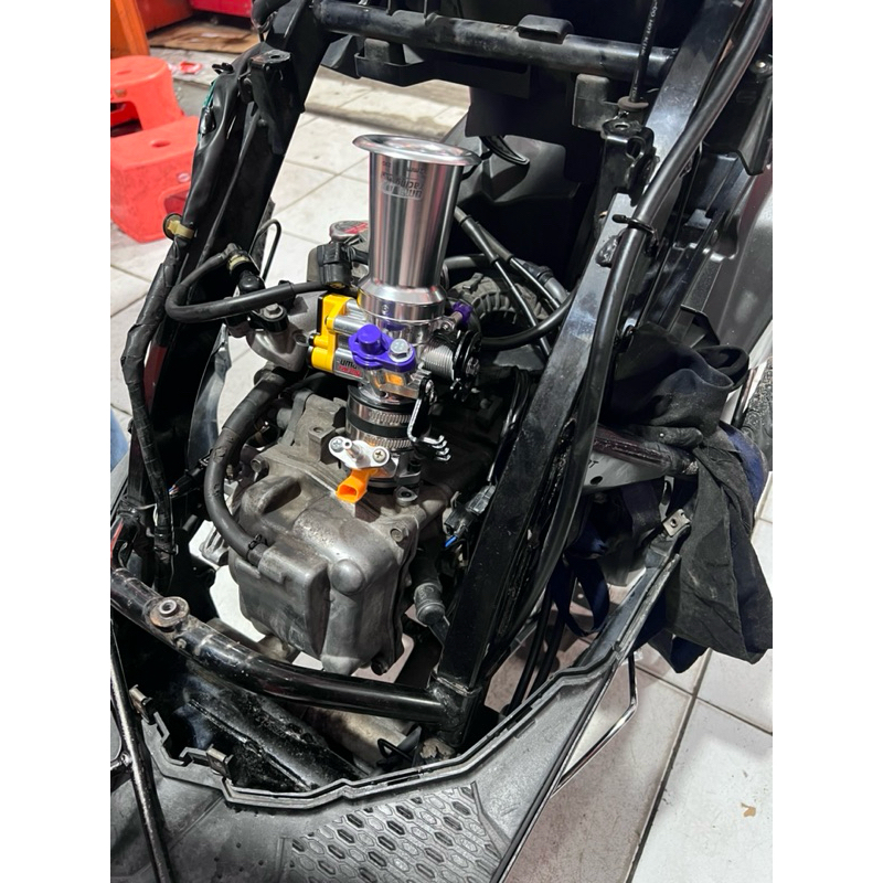 Jual Throttle Body Downdraft Kit Uma Racing TB RACING Honda Vario 125 ...