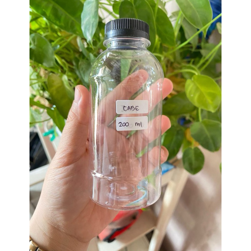 Jual Botol Cabe 200 ml isi 100 free packing bubble | Shopee Indonesia
