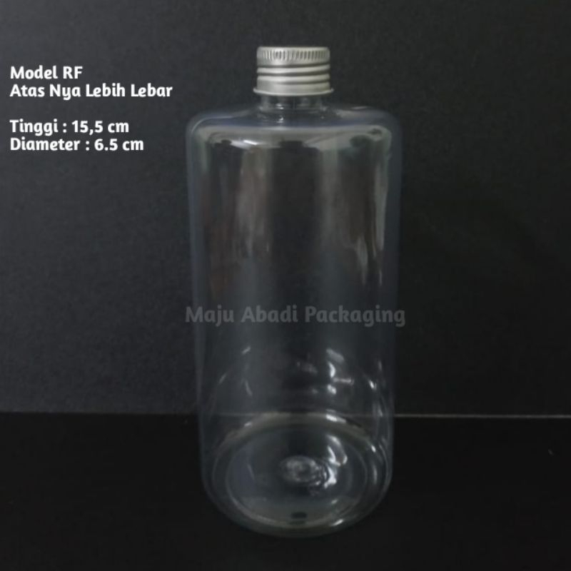 Jual Botol Plastik 500ml Tutup Ulir Alumunium Silver Neck 24 Tebal Shopee Indonesia