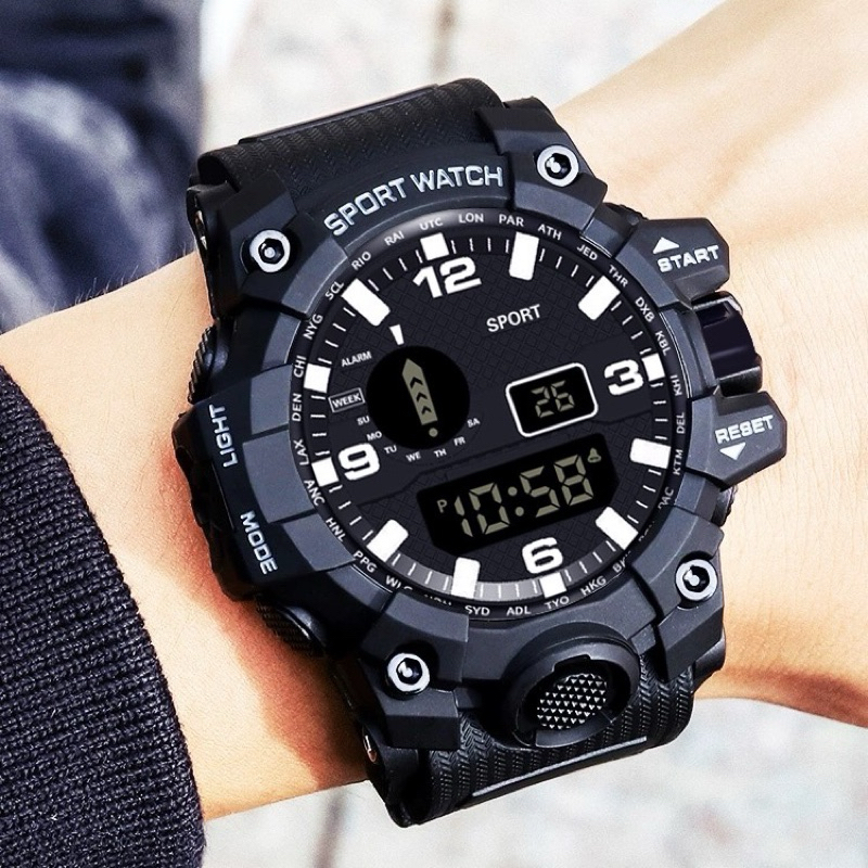 Jual (Terima Cod)Jam Tangan Pria Fashion Sport Watch Digital Model GwG ...