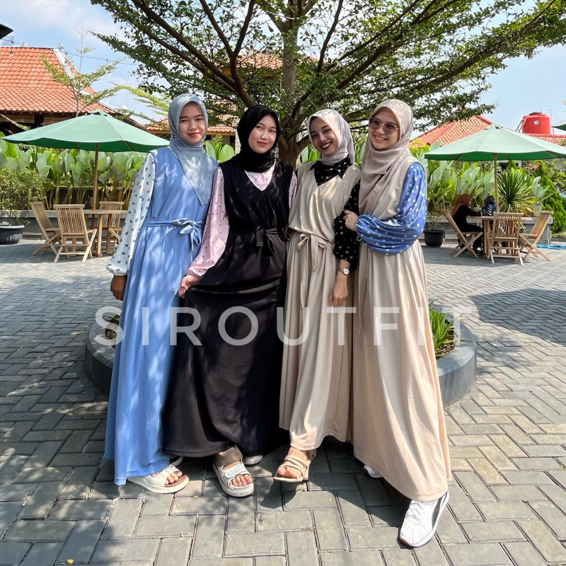 Jual KIM HANA OVERALL DRESS || Overall + Inner + tali pinggang | Shopee ...