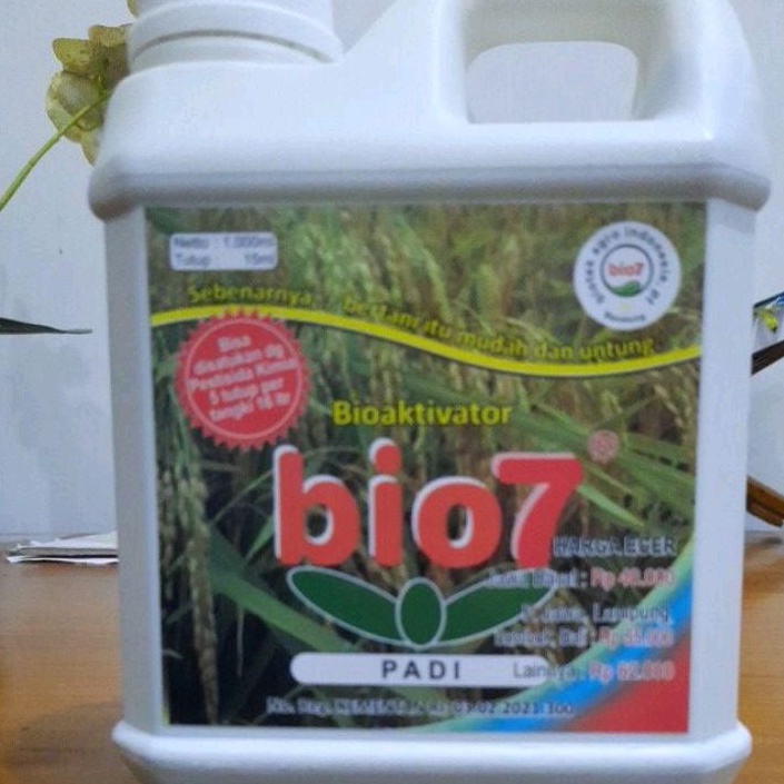 Jual Kode E49w Pupuk Organik Cair Hayati Bioaktivator Bio7 Padi