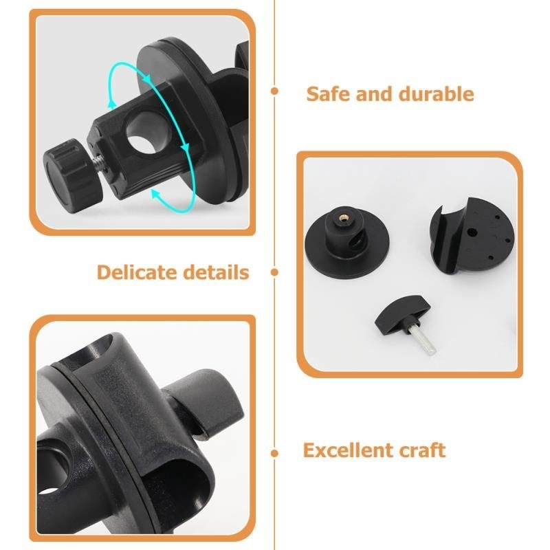 Jual Plate rotating bracket extension overhead arm stand mic 15mm 19mm ...