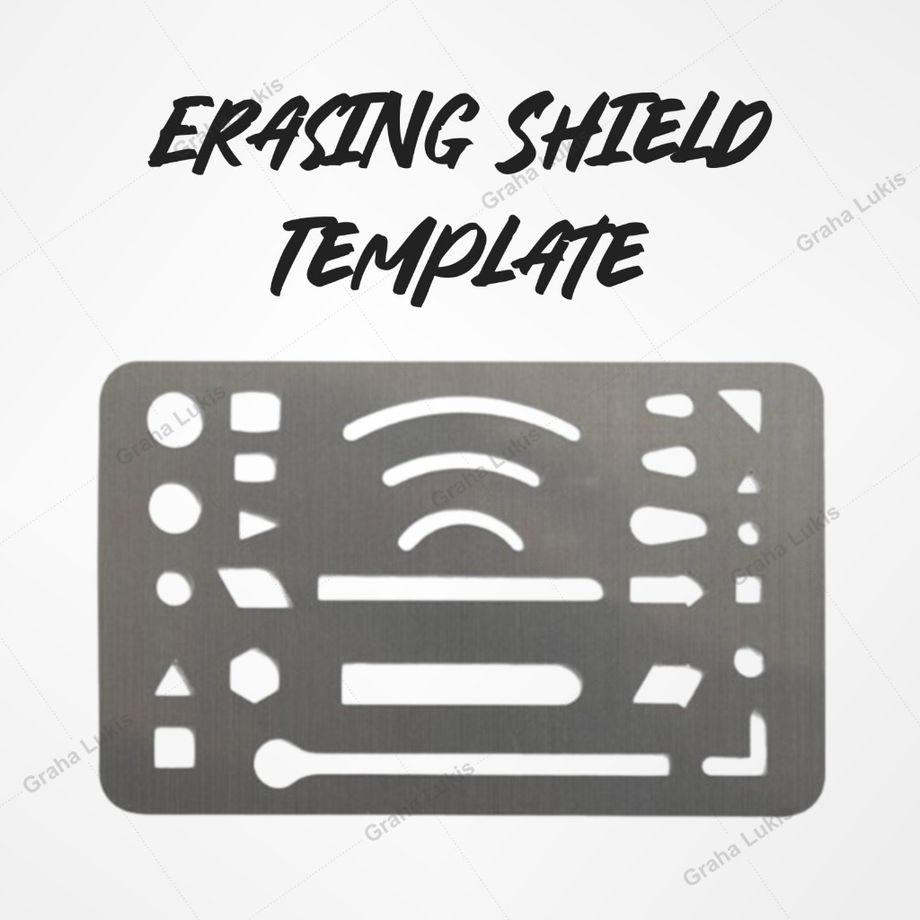 Jual Erasing Shield Template / Mal Penghapus | Shopee Indonesia