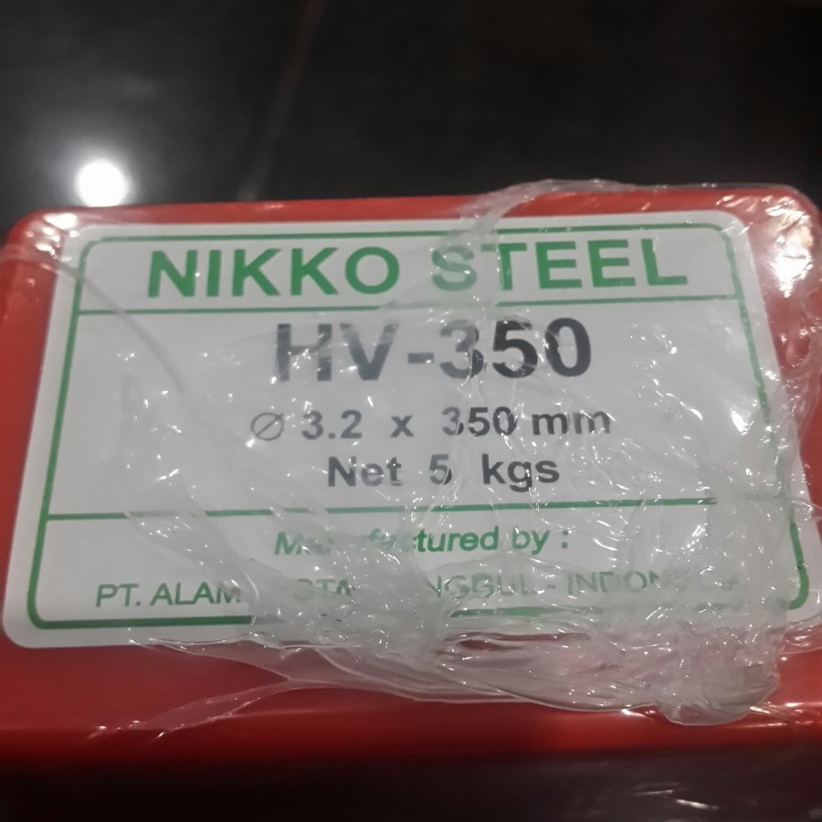 Jual Kawat Las HV-350 3.2mm 5Kg DF2A-350-R Nikko Steel HV350 Jual Kawat Las HV-350 3.2mm 5Kg DF2A-350-R Nikko Steel HV350
