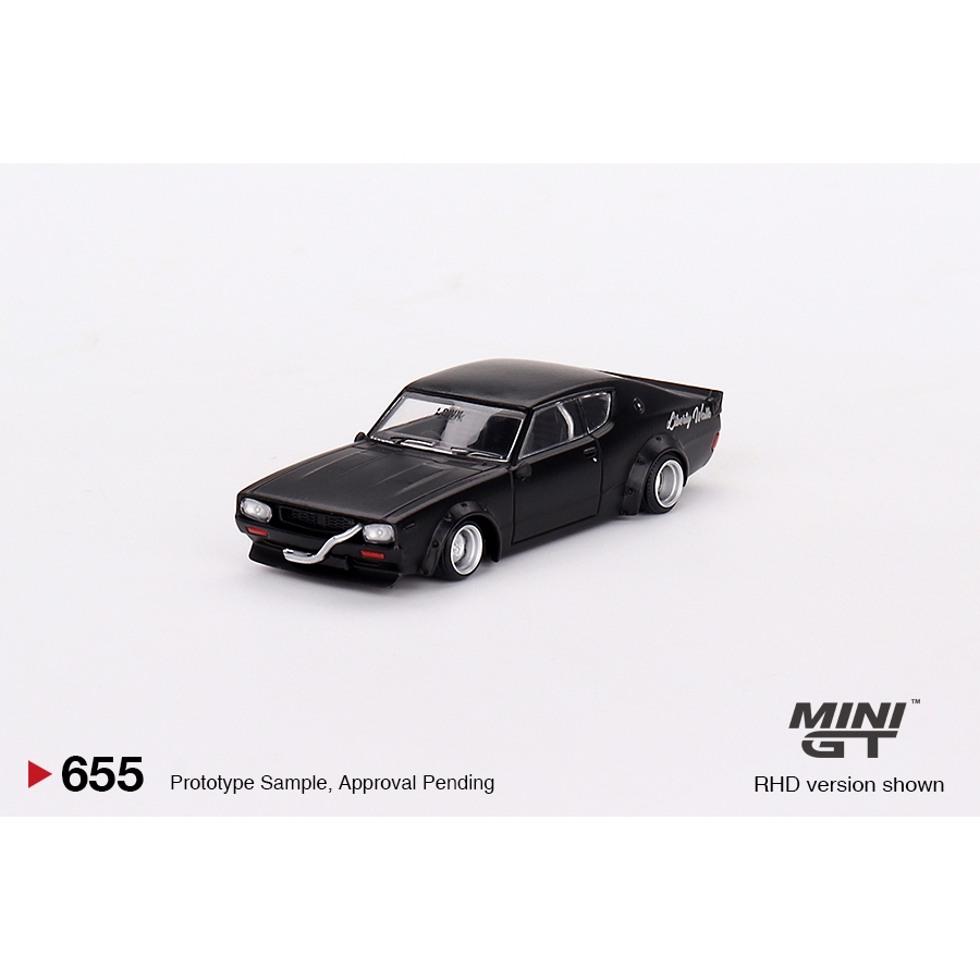Jual MINI GT 655 Nissan Skyline Kenmeri Liberty Walk Matt Black ...