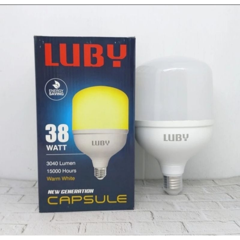 Jual Lampu Led Capsule 38 Watt Cahaya Kuning 3000K Warm White Luby ...