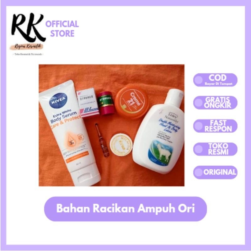 Jual Bahan Racikan Pemutih Badan Terlengkap & Harga Terbaru Juli 2026 ...