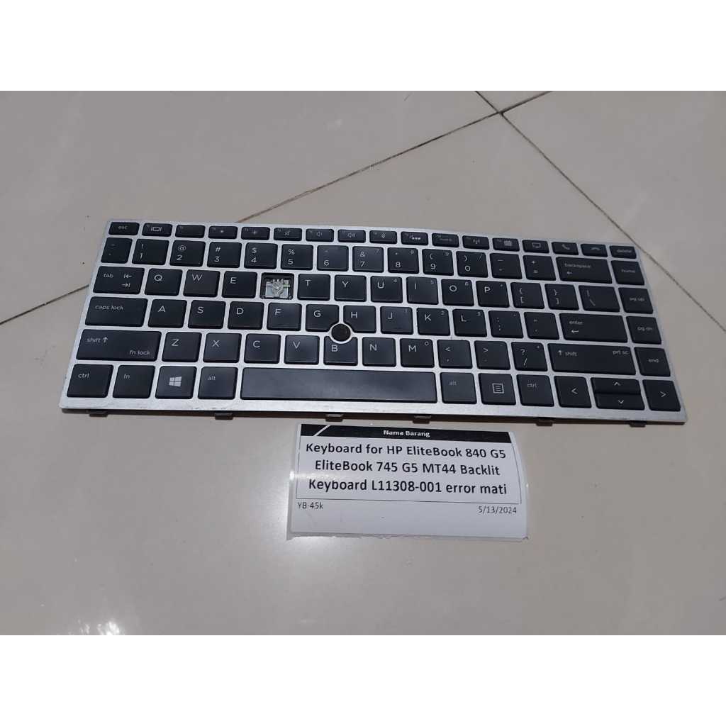 Jual Keyboard for HP Elitebook 840 G5 Elitebook 745 G5 MT44 Backlit ...