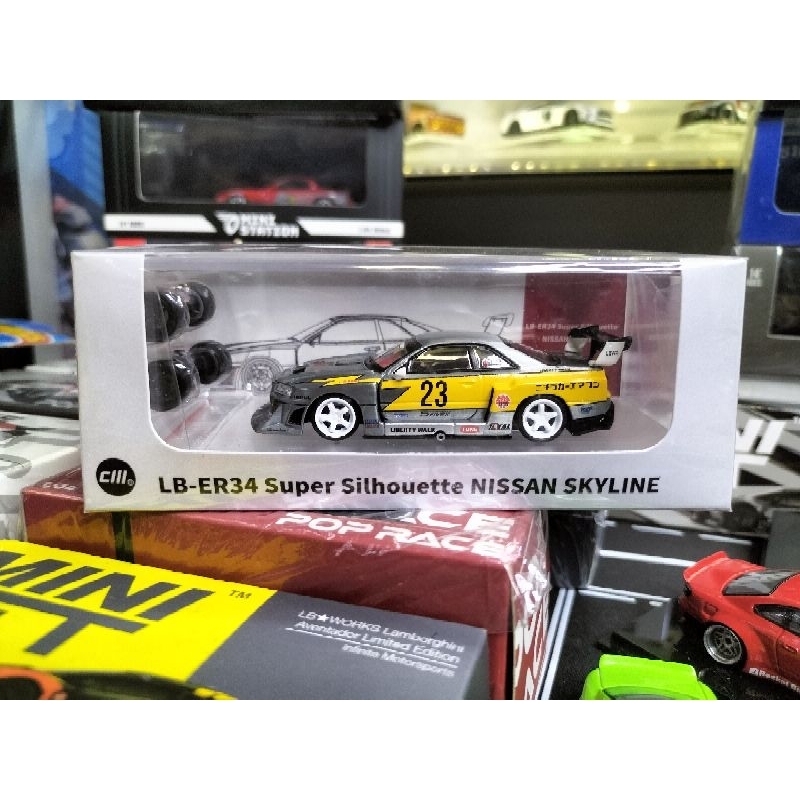 Jual CM model LBWK super silhouette Nissan skyline R34 ( Chese ...