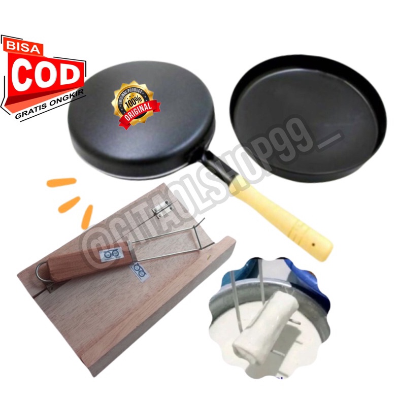 Jual KODE T85L 1 PAKET Cetakan Teflon Kulit Lumpia Papan Risol Risoles ...