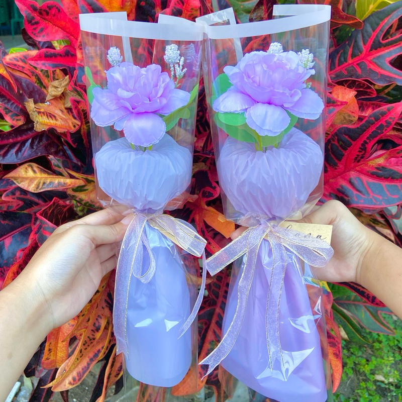 Jual BUKET BUNGA RAJUT TULIP buket mini gift handmade | Shopee Indonesia