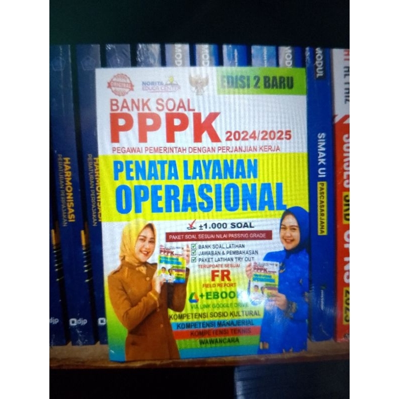 Jual Buku Bank Soal PPPK Penata Layanan Operasional Tahun 2024/2025 ...