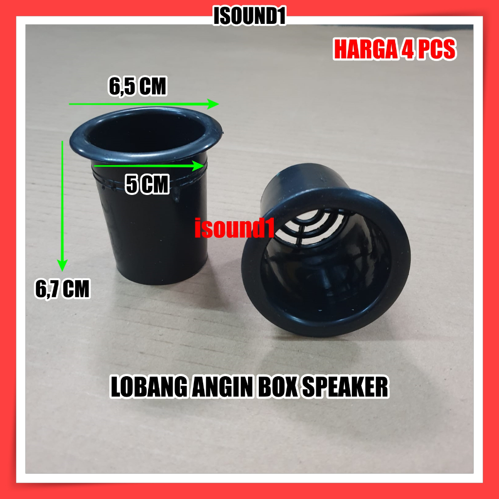 Jual LOBANG ANGIN BOX SPEAKER LUBANG ANGIN PLASTIK BOX SALON 4 PCS ...