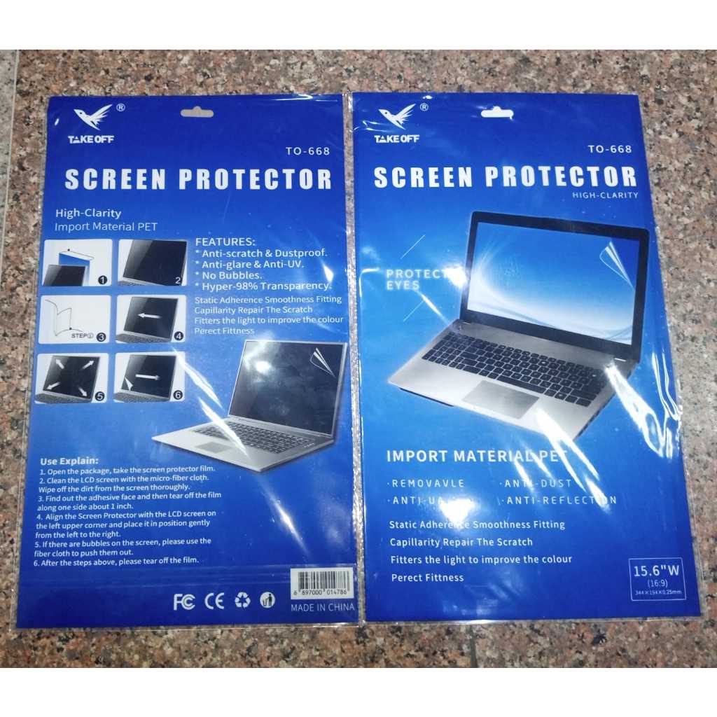 Jual SCREEN PROTECTOR UKURAN 15,6 inch / LCD PROTECTOR 15,6 inch/ANTI ...
