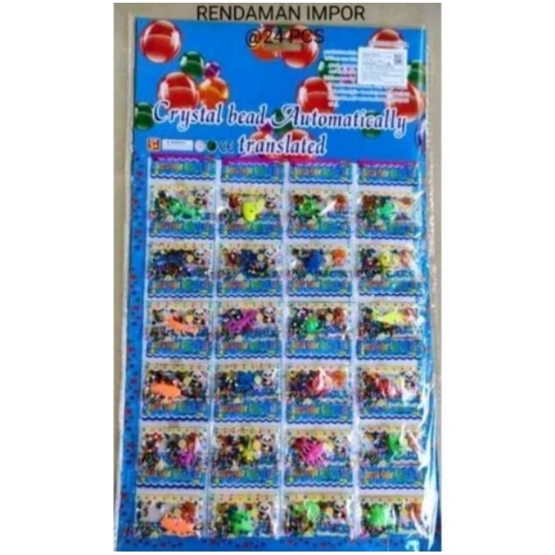 Jual Rendaman Waterbead Hydrogel Lembaran Isi 24 Pcs | Shopee Indonesia
