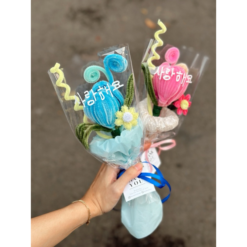 Jual Pipe Flower / Bunga Palsu / Pipe Cleaner Flower / Hadiah Wisuda ...
