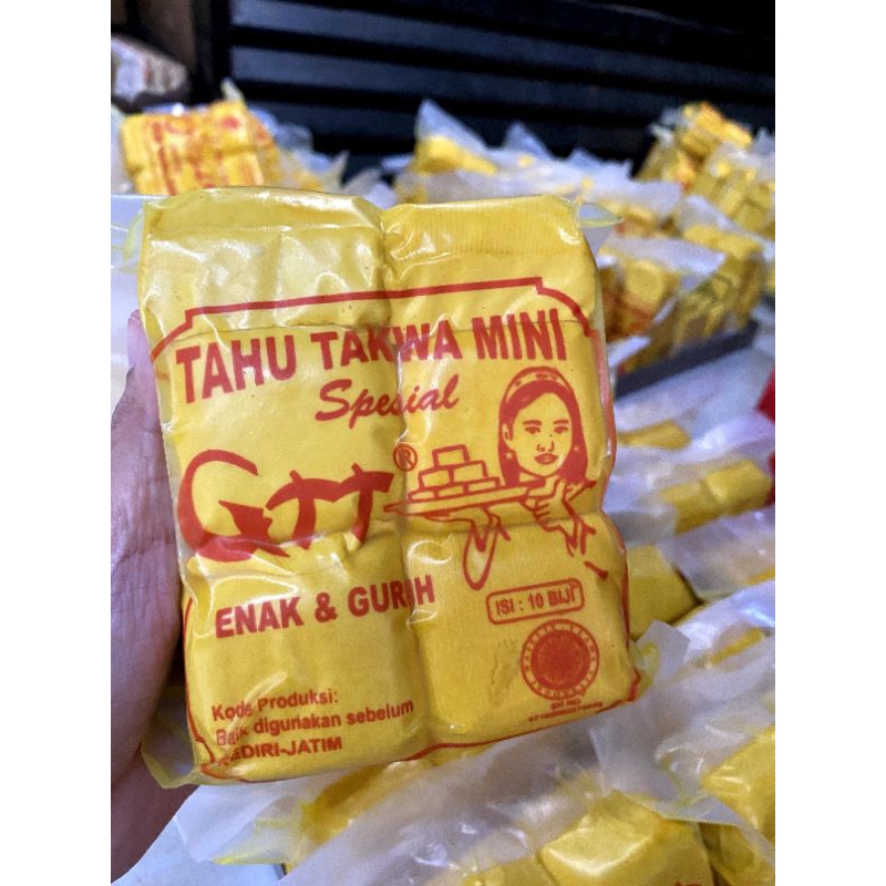 Jual Tahu Kuning Mini Tahu Takwa Mini Asli Kediri Isi 10 biji | Shopee ...
