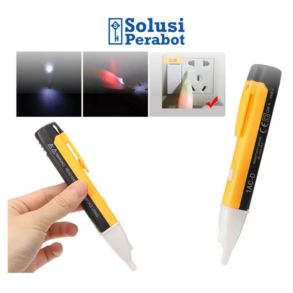 Jual Tespen Sensor SP / Test Pen Deteksi Tegangan Listrik / Voltase ...