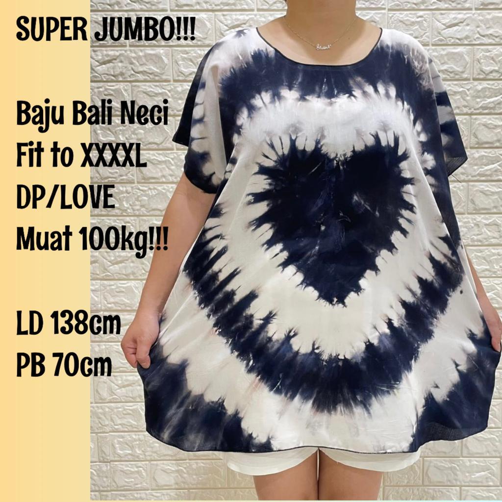 Jual Baju Bali Neci Super Jumbo Fit To Xxxl Dp Love Muat 70 100kg