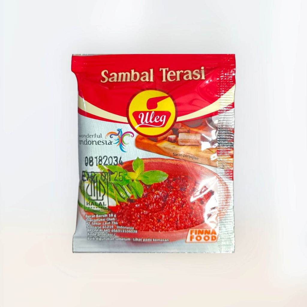 Jual Finna Sambal Uleg Terasi Sachet Pack Satuan Shopee Indonesia