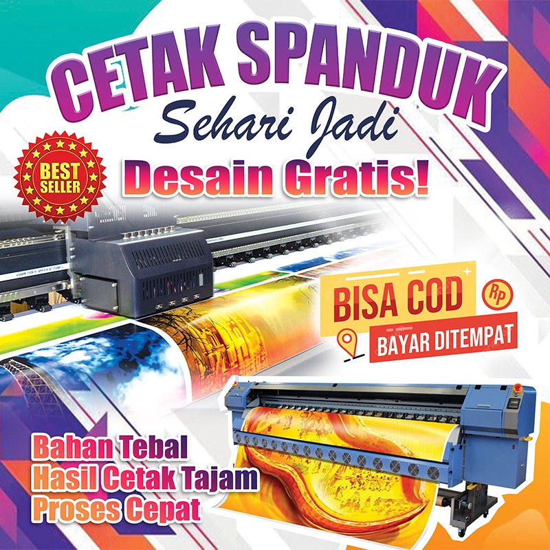 Jual CETAK BANNER / SPANDUK MURAH | CEPAT | DESAIN GRATIS | Shopee ...