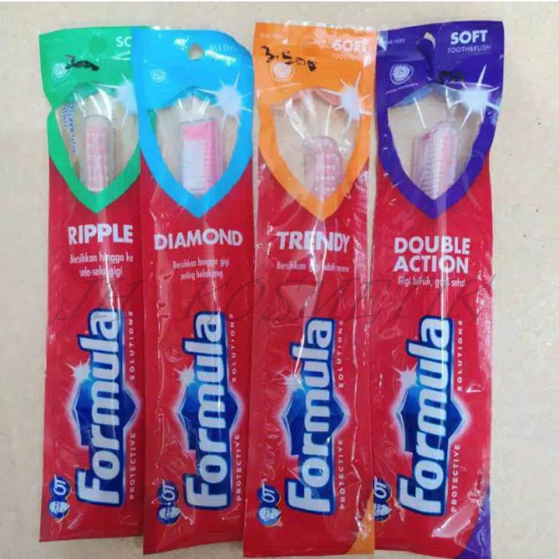 Jual Formula Sikat Gigi Single Pack Ecer | Trendy | Ripple | Double ...