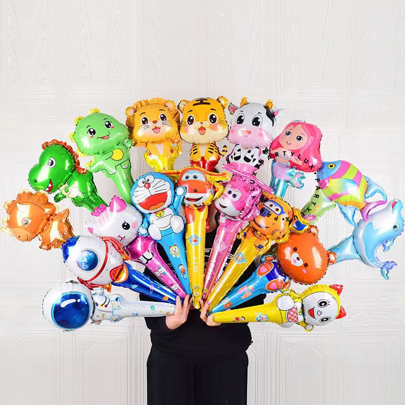 Jual BALON PENTUNGAN PANJANG KARAKTER / BALON FOIL KARAKTER PENTUNGAN