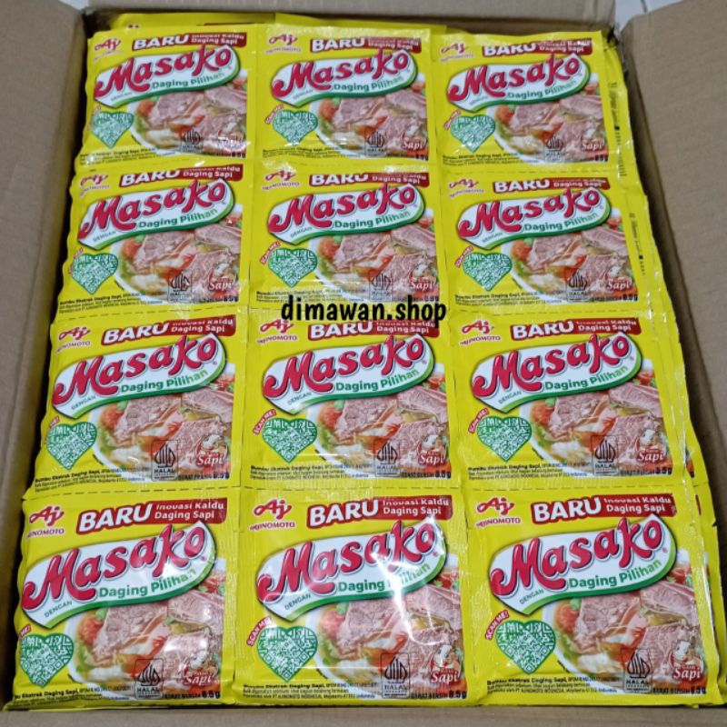 Jual Masako sapi 1 renceng ( 12 sachet ) | Shopee Indonesia